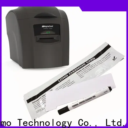 Cleanmo Electronic-grade IPA AlphaCard long T Cleaning Cards wholesale for AlphaCard PRO 100 Printer 1