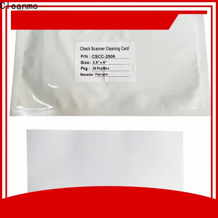 high quality panini check scanner cleaning card broader width wholesale for scanner cleaning 1