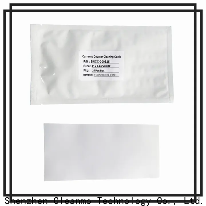 Cleanmo convenient ncr cleaning cards manufacturer for Currency Counter 1