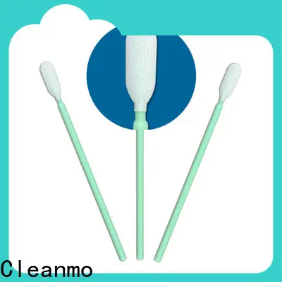 Cleanmo excellent chemical resistance polyester cleanroom swabs supplier for general purpose cleaning 1