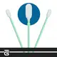 Cleanmo EDI water wash dslr sensor swabs supplier for excess materials cleaning 1