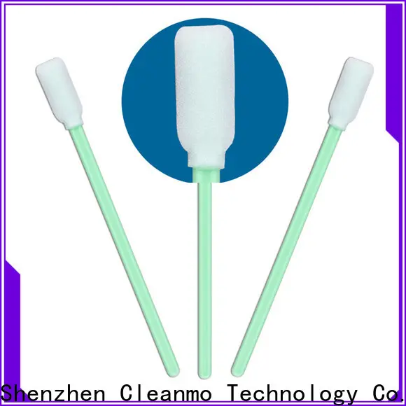 Cleanmo green handle cotton buds price wholesale for Micro-mechanical cleaning 1
