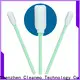 Cleanmo green handle cotton buds price wholesale for Micro-mechanical cleaning 1