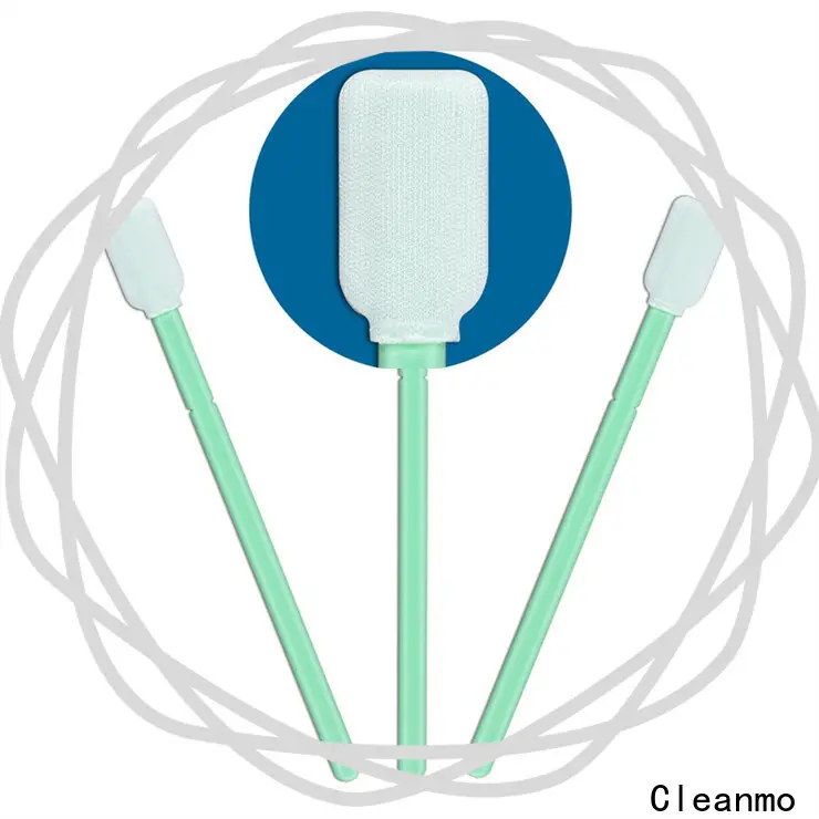 Cleanmo Polypropylene handle cleanroom q tips supplier for excess materials cleaning 1