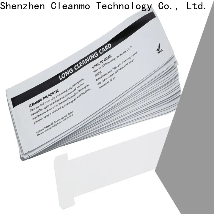Cleanmo Wholesale zebra cleaning card supplier for ID card printers 1