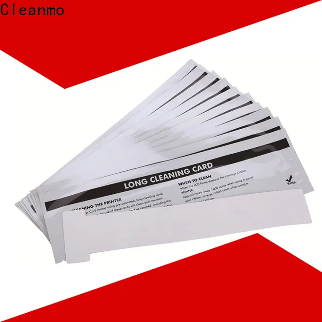 Cleanmo convenient Evolis Cleaning cards manufacturer for ID card printers 1