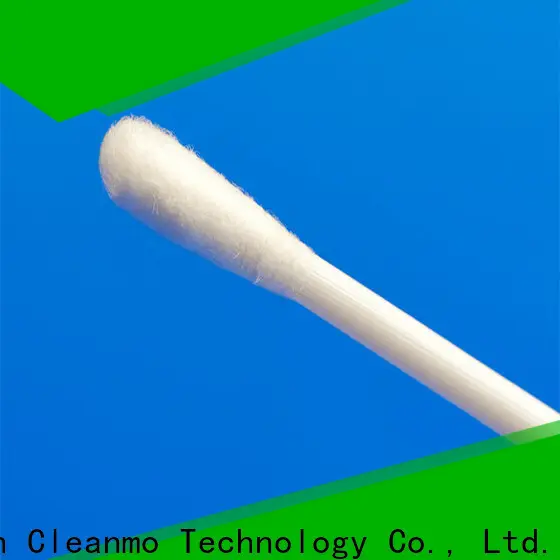 Cleanmo frosted tail of swab handle nylon flocked swab manufacturer for rapid antigen testing 1