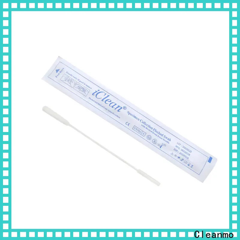 Cleanmo ABS handle flocked swab manufacturer for molecular-based assays 1