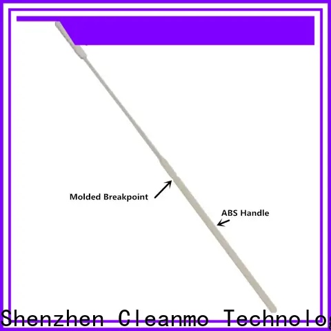 Cleanmo frosted tail of swab handle nasopharyngeal nylon flocked swab supplier for cytology testing 1