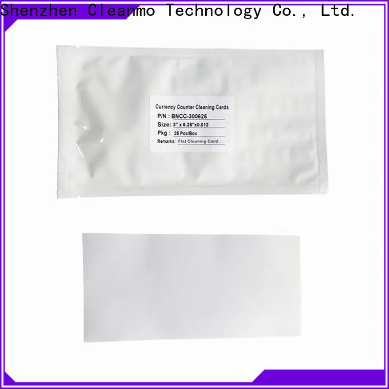 Cleanmo high quality credit card reader cleaner manufacturer for Counting Equipment1 1