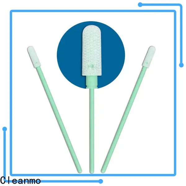 safe material clean room cotton swabs polypropylene handle factory for optical sensors 1
