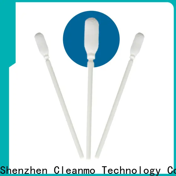 Cleanmo green handle cotton swab case supplier for general purpose cleaning 1