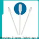 Cleanmo green handle cotton swab case supplier for general purpose cleaning 1