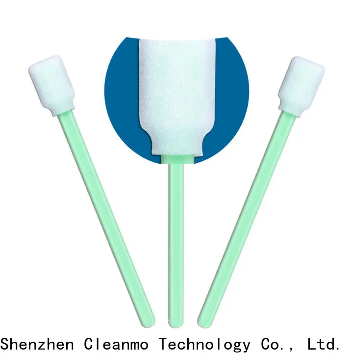 Cleanmo ESD-safe Polypropylene handle plastic cotton swabs factory price for Micro-mechanical cleaning 1