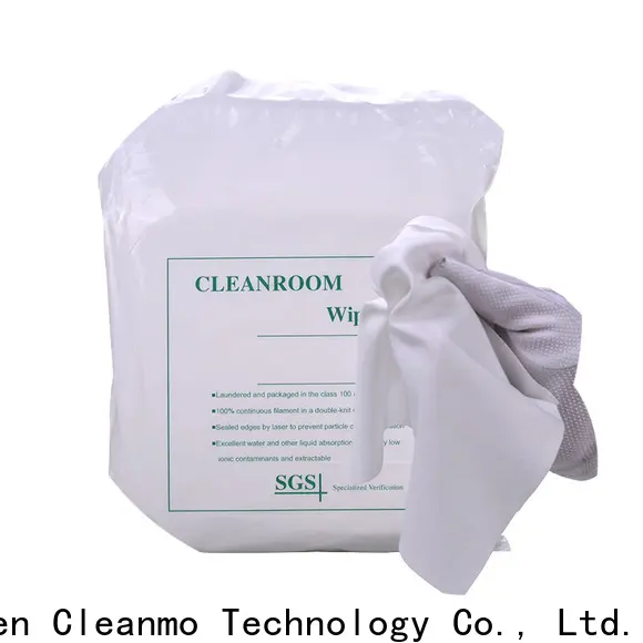 Cleanmo polyester wipes polyester supplier for chamber cleaning 1