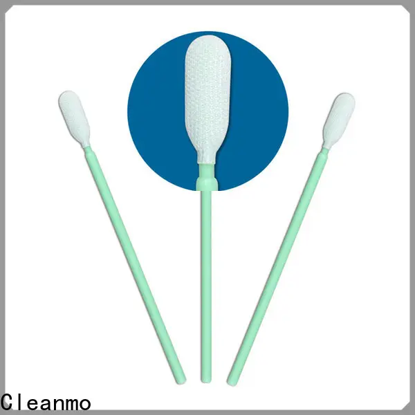 safe material sterile polyester swabs polypropylene handle factory for general purpose cleaning 1