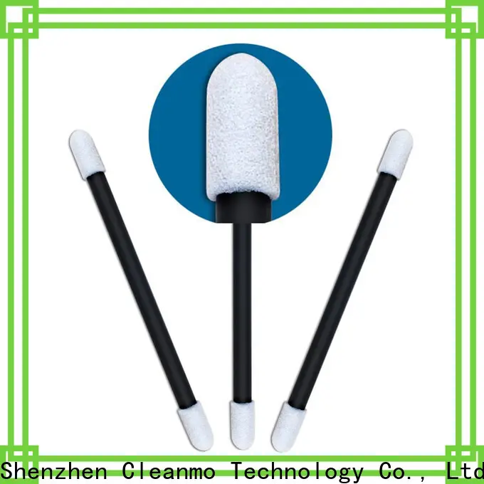 Cleanmo ESD-safe Polypropylene handle mouth care swabs manufacturer for excess materials cleaning 1