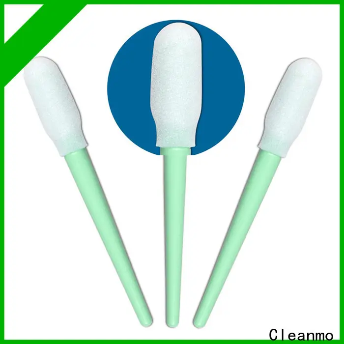 Bulk purchase cotton swab applicator green handle supplier for general purpose cleaning 1