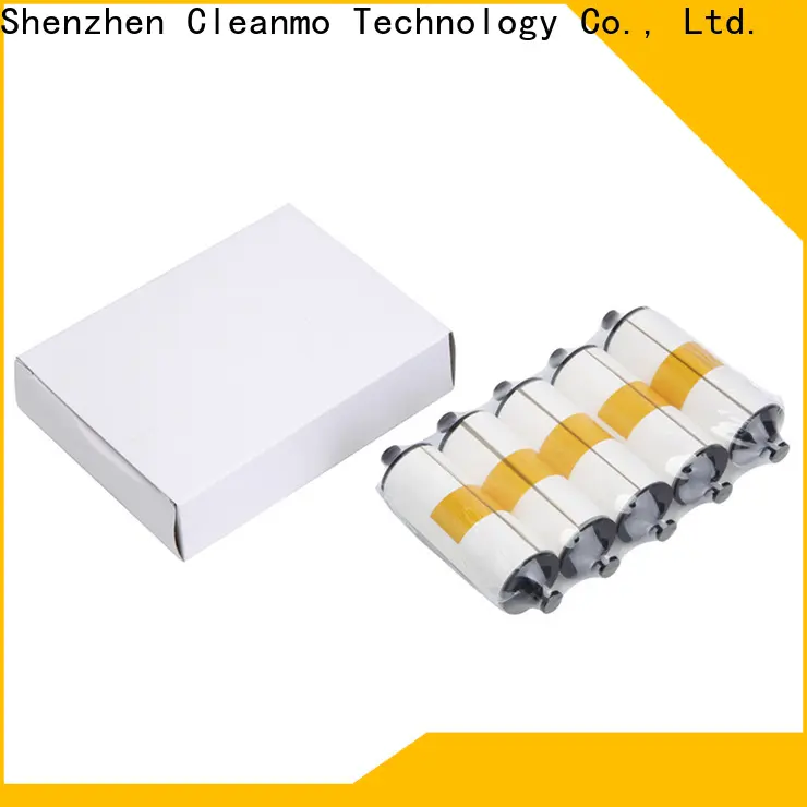 Cleanmo zebra printhead cleaning pvc wholesale for Zebra P120i printer 1