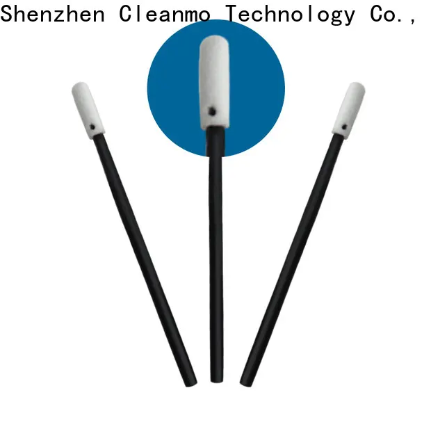 Cleanmo thermal bouded flocked swab supplier for general purpose cleaning 1