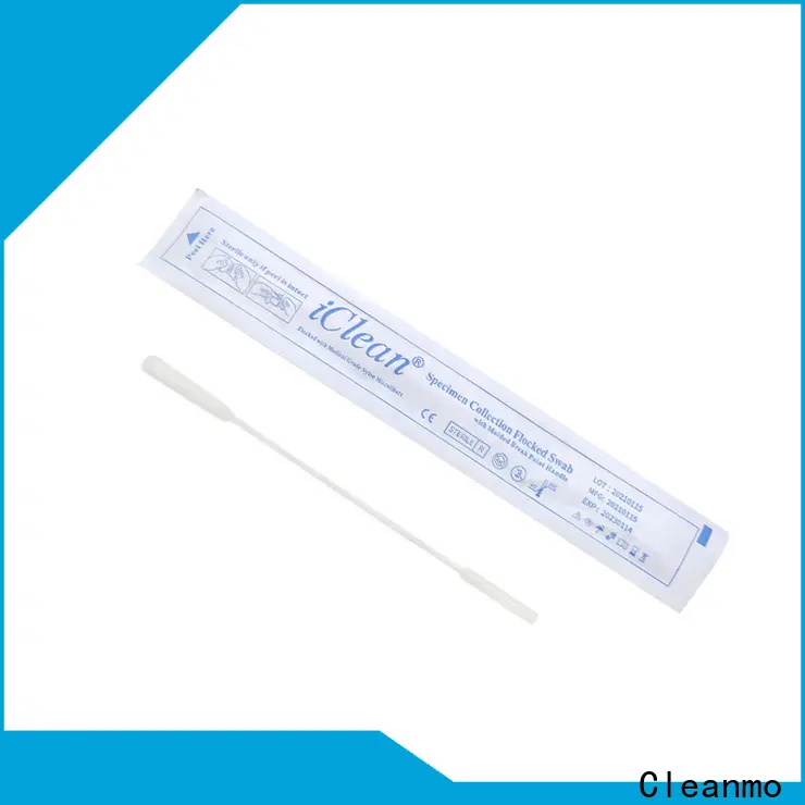 Cleanmo OEM best nylon flocked nasopharyngeal swab manufacturer for cytology testing 1