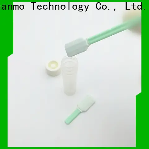 Bulk buy sterile swab stick 100% polyester supplier for test residues of previously manufactured products 1