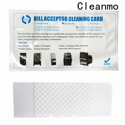 Cleanmo pvc bill validator cleaning cards supplier for currency counters 1