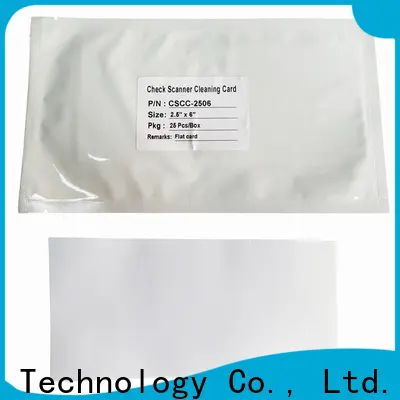 Cleanmo effective check scanner cleaning cards factory for Canon CR-55 Check Scanner 1