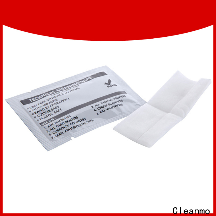 Cleanmo Non Woven Fabric printer wipes supplier for ATM/POS Terminals 1