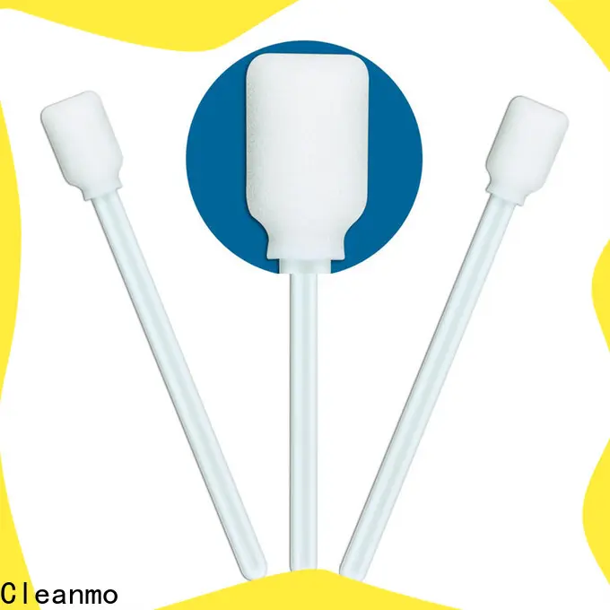 Cleanmo green handle smart swob wholesale for Micro-mechanical cleaning 1
