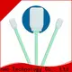 Cleanmo safe material polyester tube swabs supplier for general purpose cleaning 1
