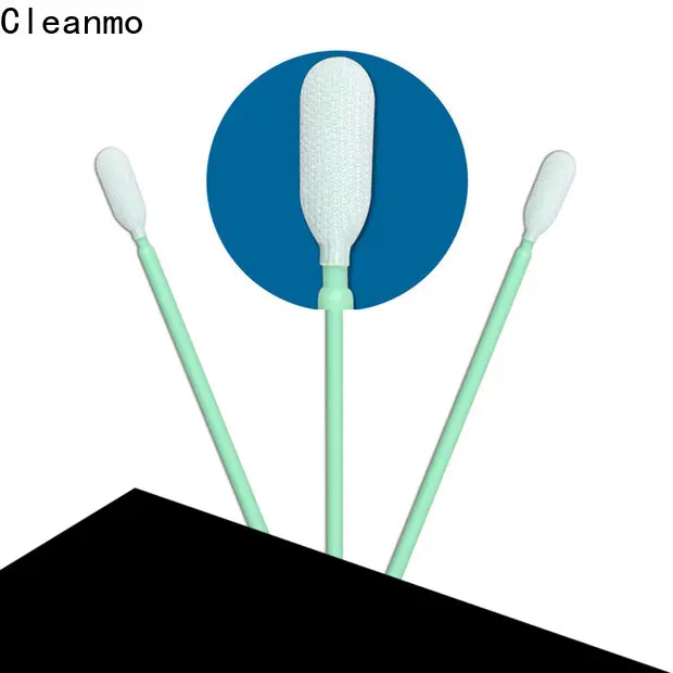Cleanmo polypropylene handle Cleanroom polyester swab wholesale for printers 1