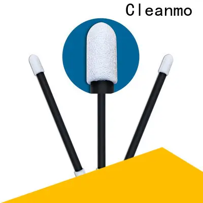Cleanmo green handle ear wax cotton swab manufacturer for Micro-mechanical cleaning 1
