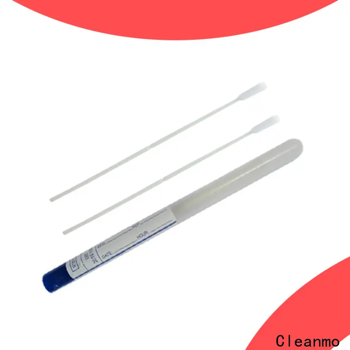 Cleanmo Wholesale nylon flocked nasopharyngeal swab factory for hospital 1