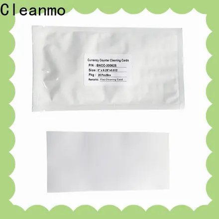 Cleanmo Spring Loaded Features credit card reader cleaner wholesale for Currency Counter 1