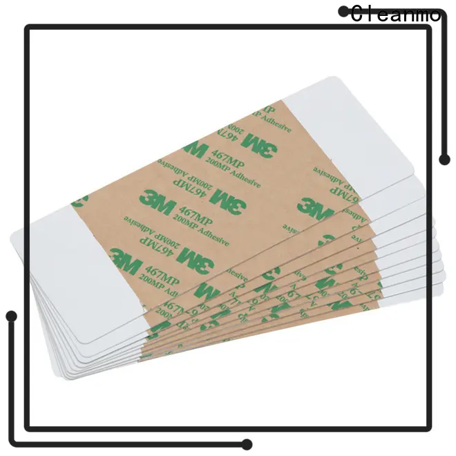 Cleanmo high tack pressure sensitive adhesive datacard cleaning card wholesale for ImageCard Select 1