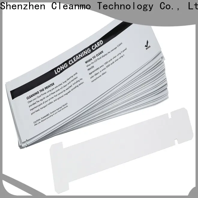 Wholesale ODM zebra cleaning card blending spunlace wholesale for Zebra P120i printer 1