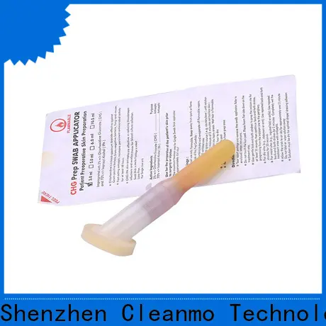 OEM medical applicator white ABS handle supplier for surgical site cleansing after suturing 1