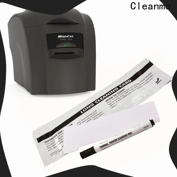 Cleanmo OEM high quality AlphaCard Printer Cleaning Cards manufacturer for AlphaCard PRO 100 Printer 1