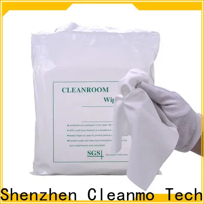 Cleanmo Bulk buy custom lint free clean room wipes manufacturer for Stainless Steel Surface 1