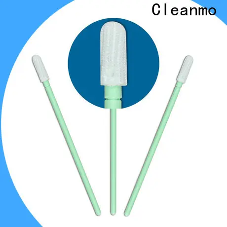 Cleanmo excellent chemical resistance Cleanroom polyester swab factory for general purpose cleaning 1