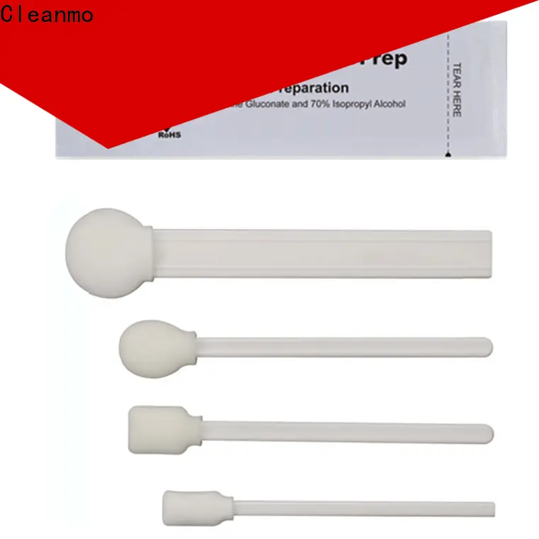 Cleanmo Polypropylene handle with 2% chlorhexidine gluconate anti bacterial swabs supplier for Routine venipunctures 1