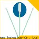 Cleanmo excellent chemical resistance cleanroom polyester swabs factory for optical sensors 1