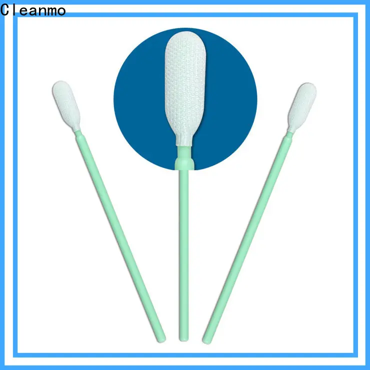 Cleanmo compatible Cleanroom polyester swab wholesale for microscopes 1