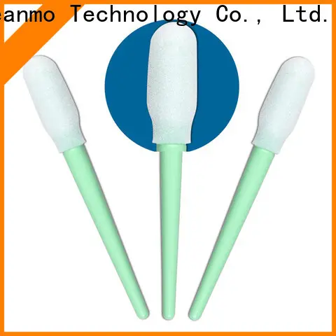 Cleanmo green handle swab cotton manufacturer for Micro-mechanical cleaning 1