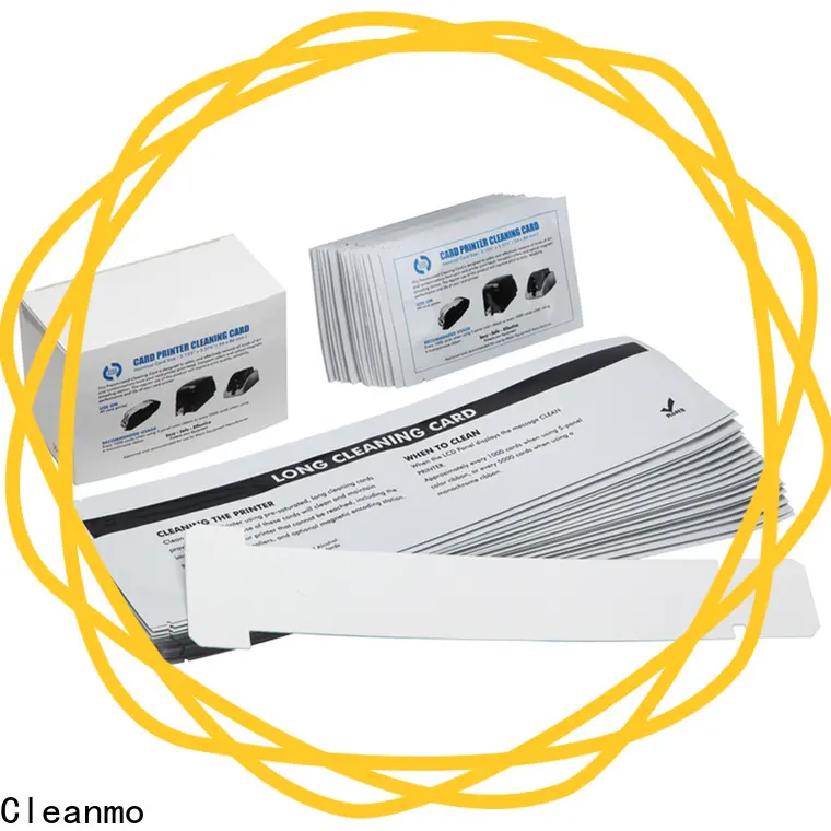 Cleanmo Wholesale zebra printer cleaning cards supplier for ID card printers 1