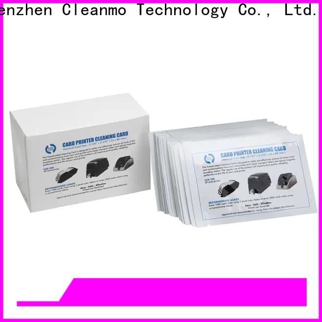Cleanmo ODM best zebra cleaning card wholesale for Zebra P120i printer 1