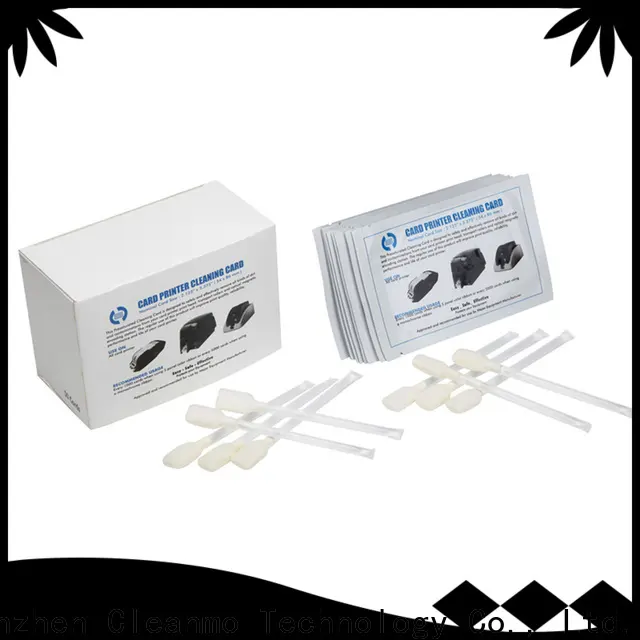 Cleanmo Bulk buy best zebra printer cleaning cards manufacturer for ID card printers 1