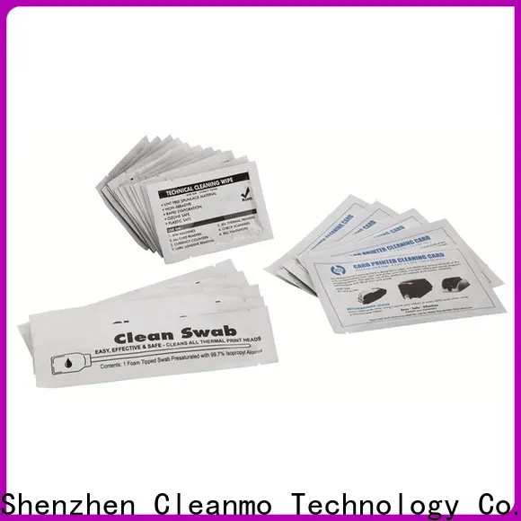 Cleanmo high quality printer cleaning supplies factory price for Evolis printer 1