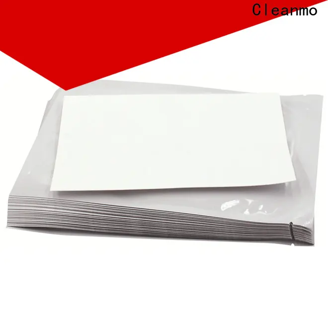 Cleanmo Aluminum Foil laser printer cleaning kit wholesale for Evolis printer2 1